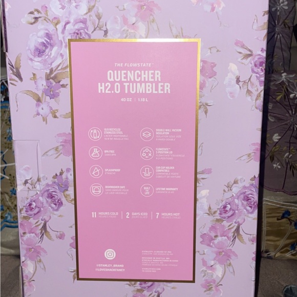 Stanley X LoveShackFancy Quencher | 40 Oz - Happy Thoughs - Picture 8 of 8